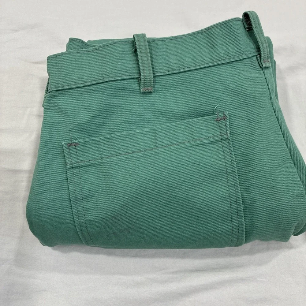 Westex Proban FR-7A Flame Resistant Work Pants Mens 38x32 Green‎ USA 100% Cotton